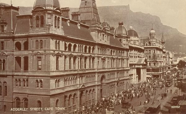 Adderley Street, Cape Town, early 20th century. Creator: Unknown