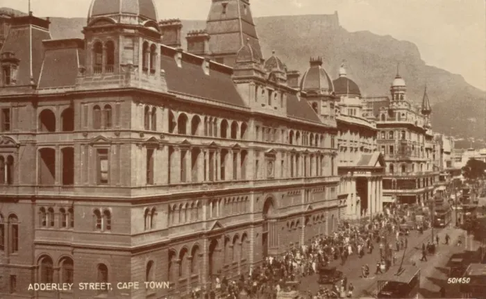 Framed Print : Adderley Street, Cape Town, early 20th century. Creator: Unknown Framed Print : Adderley Street, Cape Town, early 20th century. Creator: Unknown