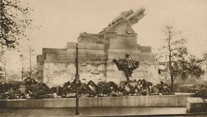Framed Print : An Addition To Londons Monuments: The Royal Regiment of Artillery Memorial, c1935 Framed Print : An Addition To Londons Monuments: The Royal Regiment of Artillery Memorial, c1935