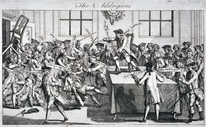 Framed Print : The addressers, 1769 Framed Print : The addressers, 1769