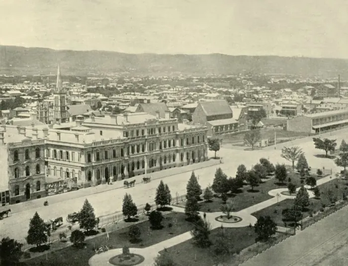 Framed Print : Adelaide, from the Post Office Tower, 1901. Creator: Unknown Framed Print : Adelaide, from the Post Office Tower, 1901. Creator: Unknown