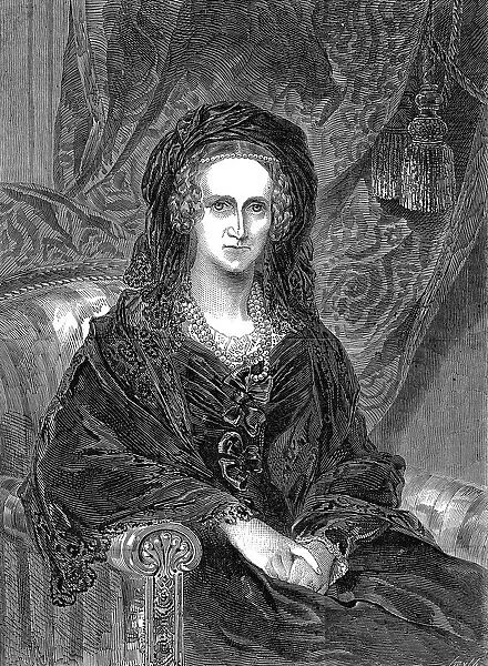Adelaide of Saxe-Coburg Meiningen (1792-1849), German-born Queen-consort of William IV, 1849