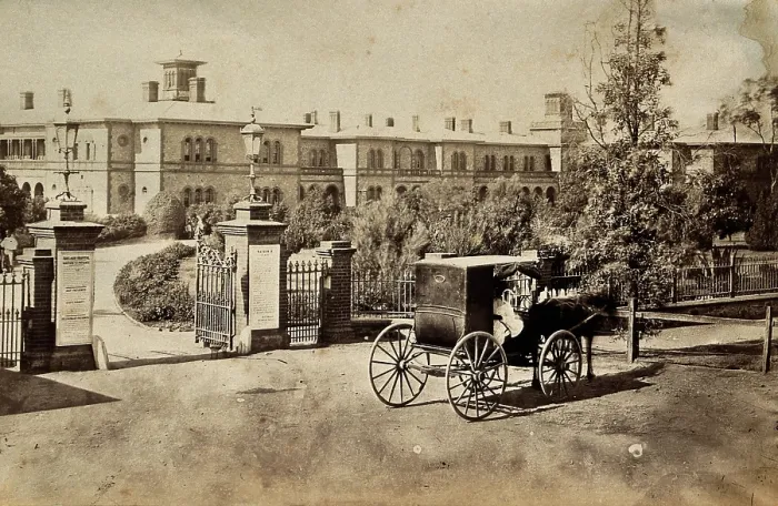 Framed Print : Adelaide, South Australia: Adelaide Hospital, 19th century. Creator: Unknown Framed Print : Adelaide, South Australia: Adelaide Hospital, 19th century. Creator: Unknown