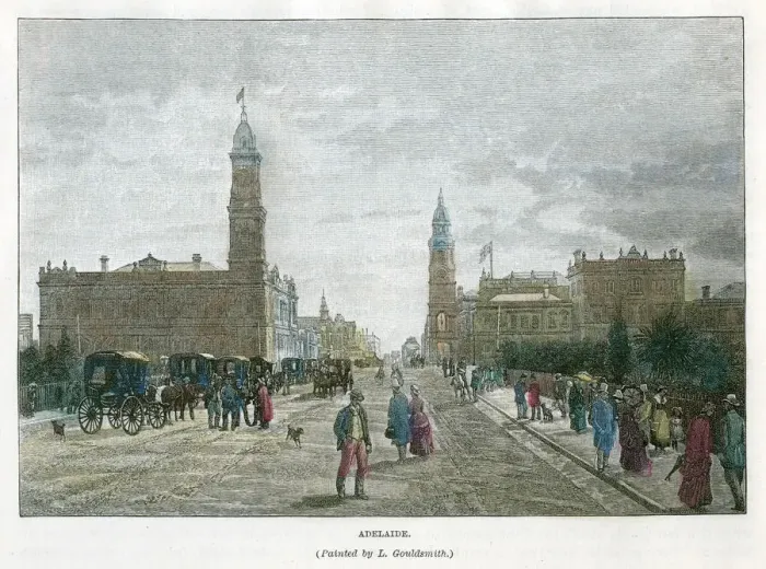 Framed Print : Adelaide, South Australia, Australia, c1890 Framed Print : Adelaide, South Australia, Australia, c1890