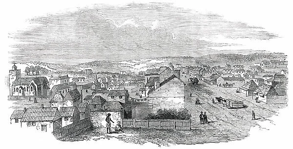 Adelaide, South Australia - from Hindley-Street, 1850. Creator: Unknown