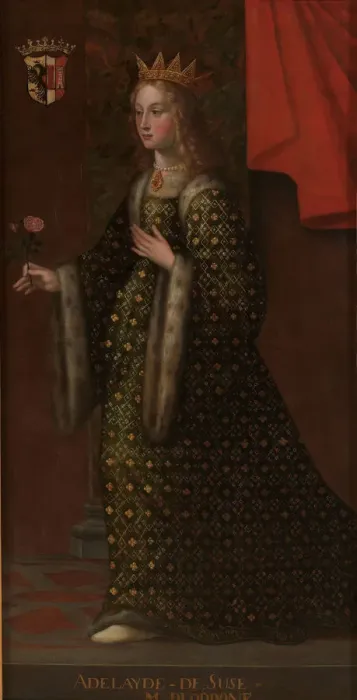 Framed Print : Adelaide of Susa, wife of Otto of Savoy. Artist: Anonymous Framed Print : Adelaide of Susa, wife of Otto of Savoy. Artist: Anonymous