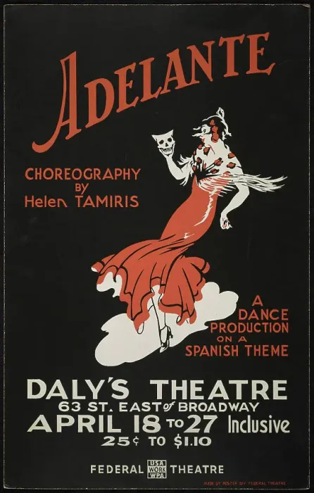 Framed Print : Adelante, New York, 1939. Creator: Unknown Framed Print : Adelante, New York, 1939. Creator: Unknown