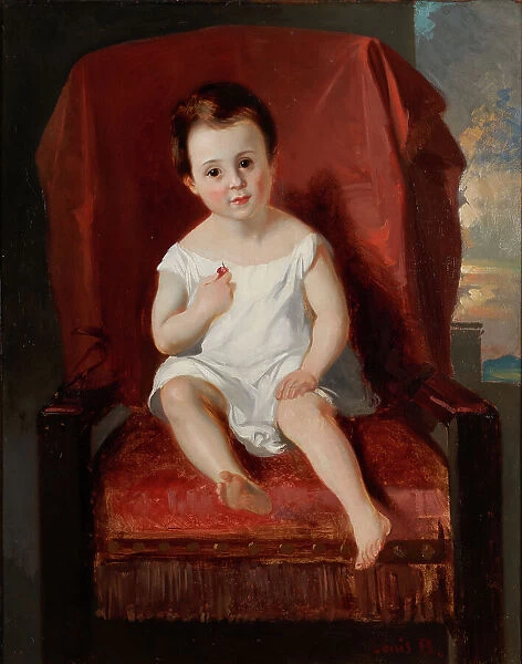 Adèle à la cerise, between 1831 and 1832. Creator: Louis Candide Boulanger