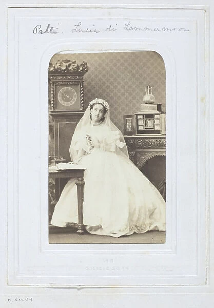 Adelina Patti, 1860-69. Creator: Camille Silvy