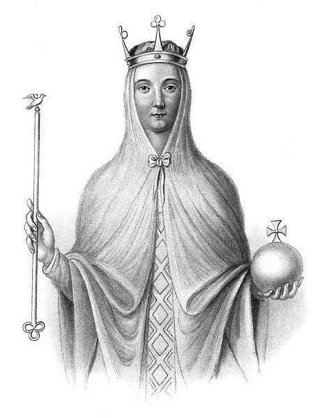 Adeliza of Leuven, Queen of Henry I of England. Artist: Henry Colburn
