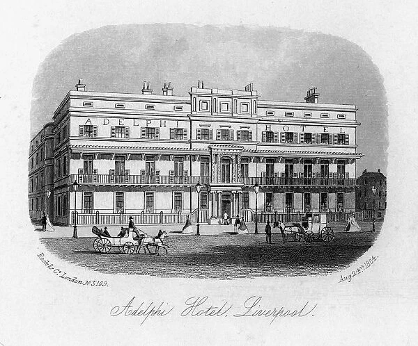 The Adelphi Hotel, Liverpool, Merseyside, 1864