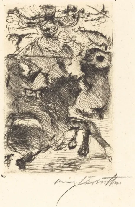 Framed Print : Adhba die Kamelin (Adhba the Camel), 1919. Creator: Lovis Corinth Framed Print : Adhba die Kamelin (Adhba the Camel), 1919. Creator: Lovis Corinth