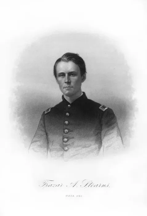 Framed Print : Adjutant Frazar Augustus Stearns, American soldier, (1872). Artist: John A O Neill Framed Print : Adjutant Frazar Augustus Stearns, American soldier, (1872). Artist: John A O Neill