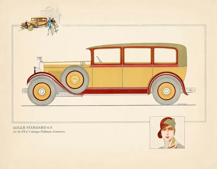 Framed Print : Adler Standard 6S Limousine, ca 1928-1930. Creator: Anonymous Framed Print : Adler Standard 6S Limousine, ca 1928-1930. Creator: Anonymous