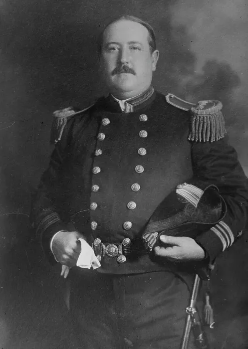Framed Print : Adm. Hubbard in uniform, 1910. Creator: Bain News Service Framed Print : Adm. Hubbard in uniform, 1910. Creator: Bain News Service