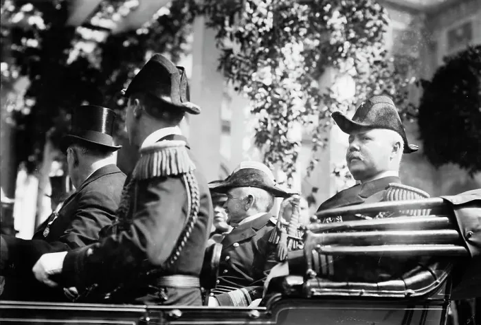 Framed Print : Adm. Osterhaus at City Hall, 1912. Creator: Bain News Service Framed Print : Adm. Osterhaus at City Hall, 1912. Creator: Bain News Service
