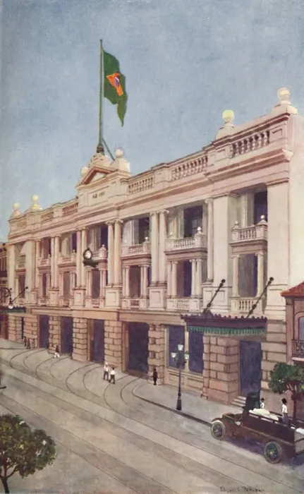 Framed Print : Administration Offices of the Rio Tramway, Light and Power Company, 1914 Framed Print : Administration Offices of the Rio Tramway, Light and Power Company, 1914