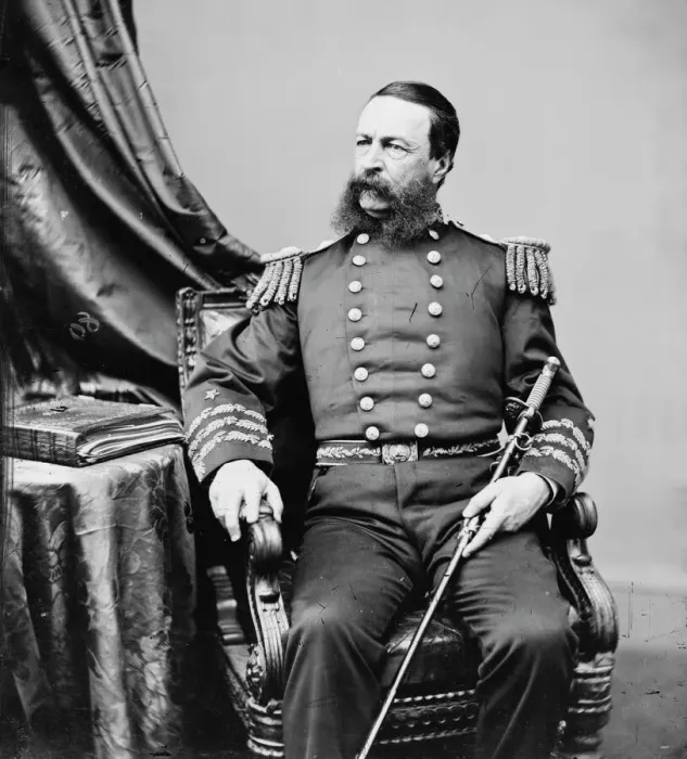 Framed Print : Admiral David Dixon Porter, US Navy, between 1860 and 1875. Creator: Unknown