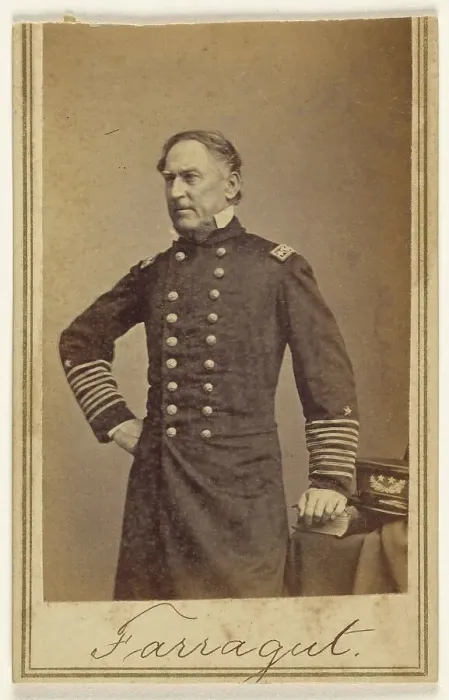 Framed Print : Admiral David Glasgow Farragut, about 1865. Creator: Mathew Brady Framed Print : Admiral David Glasgow Farragut, about 1865. Creator: Mathew Brady