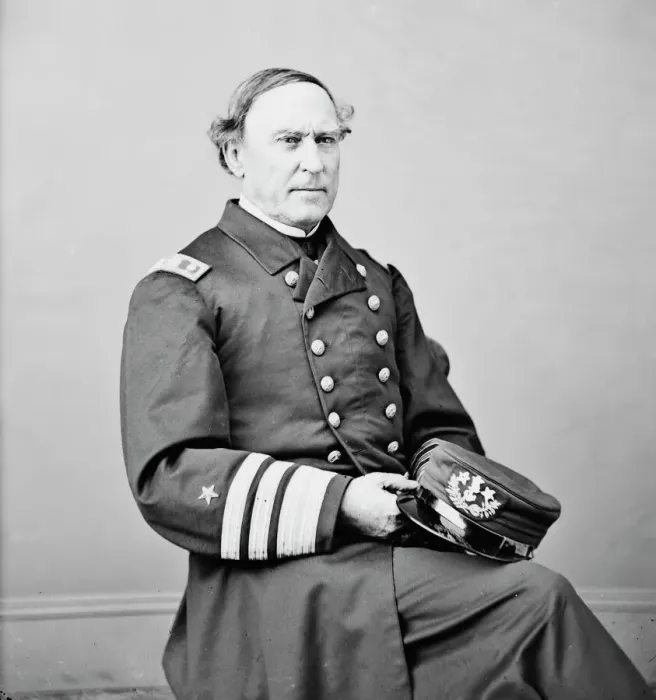 Framed Print : Admiral Farragut, between 1855 and 1865. Creator: Unknown Framed Print : Admiral Farragut, between 1855 and 1865. Creator: Unknown