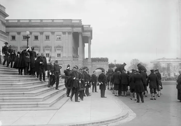 Framed Print : Admiral George Dewey, U.S.N. - Leaving Capitol, 1917. Creator: Harris & Ewing. Admiral George Dewey, U.S.N. - Leaving Capitol, 1917. Creator: Harris & Ewing Framed Print : Admiral George Dewey, U.S.N. - Leaving Capitol, 1917. Creator: Harris & Ewing. Admiral George Dewey, U.S.N. - Leaving Capitol, 1917. Creator: Harris & Ewing