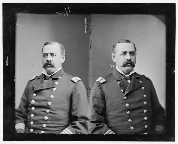 Framed Print : Admiral Henry L. Howison, 1865-1880. Creator: Unknown Framed Print : Admiral Henry L. Howison, 1865-1880. Creator: Unknown