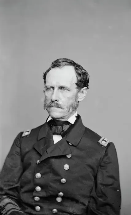 Framed Print : Admiral John Adolphus Bernard Dahlgren, US Navy, between 1855 and 1865. Creator: Unknown Framed Print : Admiral John Adolphus Bernard Dahlgren, US Navy, between 1855 and 1865. Creator: Unknown