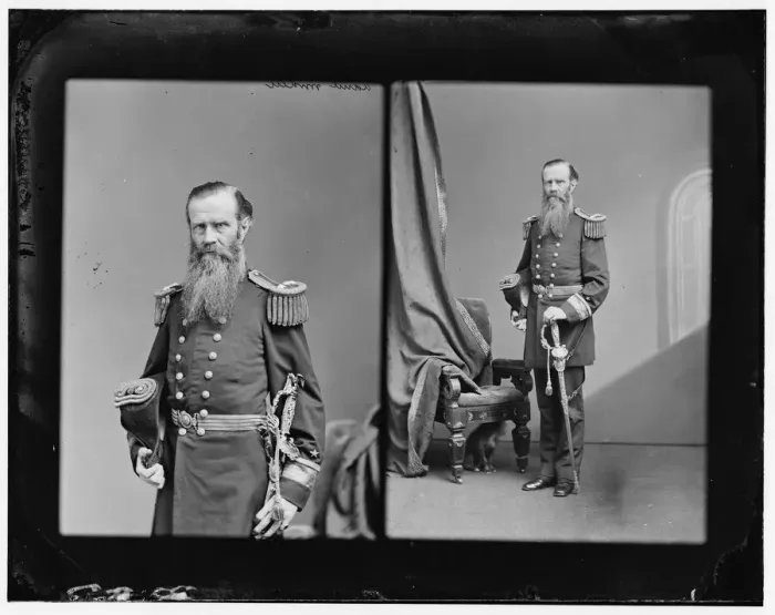Framed Print : Admiral John Lorimer Worden, US Navy (Commander of the Monitor), between 1865 and 1880. Creator: Unknown Framed Print : Admiral John Lorimer Worden, US Navy (Commander of the Monitor), between 1865 and 1880. Creator: Unknown