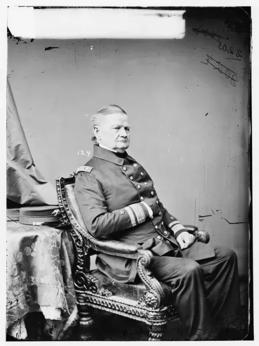 Framed Print : Admiral Jsoeph Smith, US Navy, between 1860 and 1875. Creator: Unknown Framed Print : Admiral Jsoeph Smith, US Navy, between 1860 and 1875. Creator: Unknown