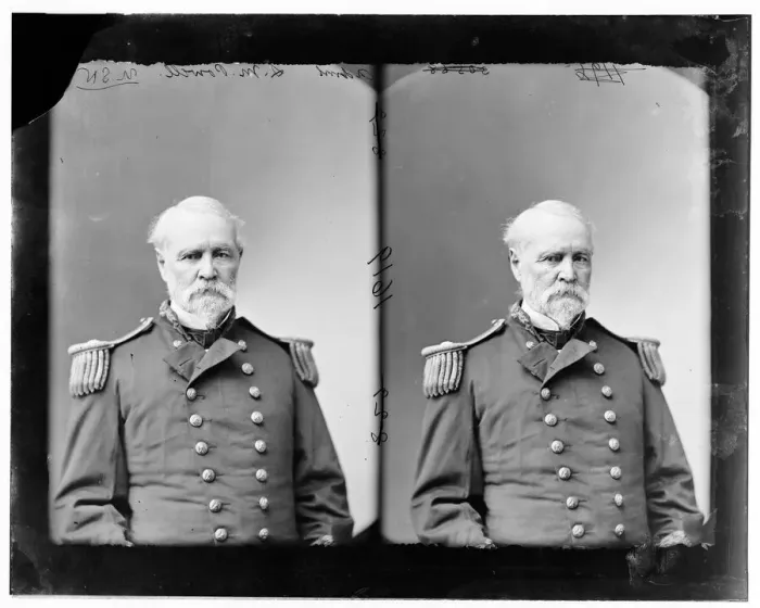 Framed Print : Admiral Levin M. Powell, 1865-1880. Creator: Unknown Framed Print : Admiral Levin M. Powell, 1865-1880. Creator: Unknown