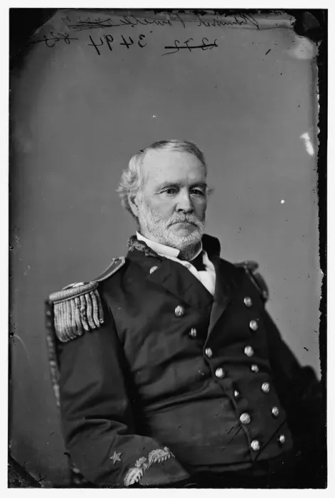 Framed Print : Admiral Levin M. Powell, between 1870 and 1880. Creator: Unknown Framed Print : Admiral Levin M. Powell, between 1870 and 1880. Creator: Unknown