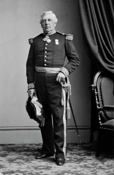 Framed Print : Admiral Reynard, between 1855 and 1865. Creator: Unknown Framed Print : Admiral Reynard, between 1855 and 1865. Creator: Unknown