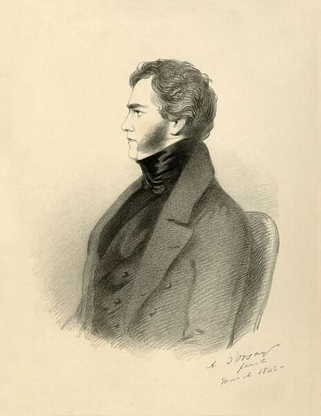 Admiral Rous, 1842. Creator: Richard James Lane