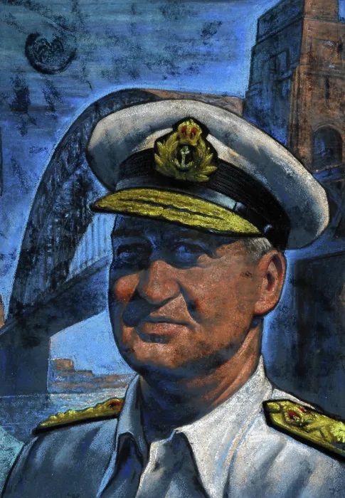 Framed Print : Admiral Sir Bruce Fraser, 1st Baron Fraser of North Cape, c1943. Creators: Central Office of Information, Unknown Framed Print : Admiral Sir Bruce Fraser, 1st Baron Fraser of North Cape, c1943. Creators: Central Office of Information, Unknown
