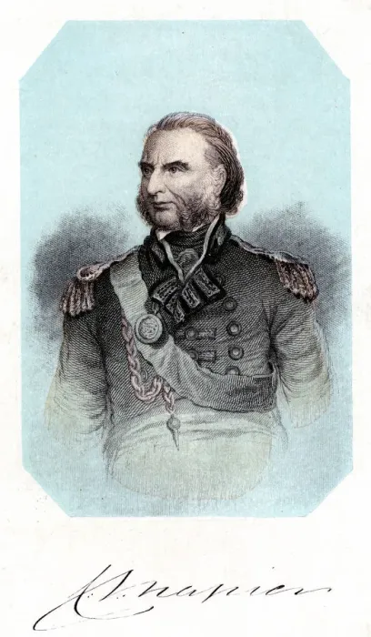 Framed Print : Admiral Sir Charles John Napier (1786-1860), 19th century Framed Print : Admiral Sir Charles John Napier (1786-1860), 19th century