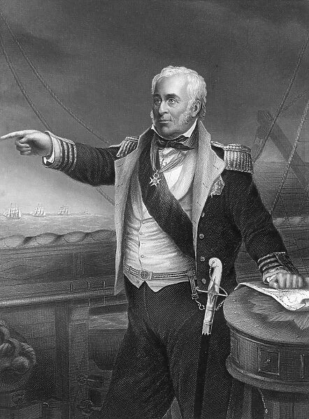 Admiral Sir Charles Napier (1786-1860), 1857.Artist: DJ Pound