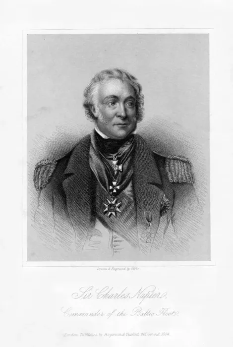 Framed Print : Admiral Sir Charles Napier, Commander of the Baltic Fleet, 1854. Artist: Gibbs Framed Print : Admiral Sir Charles Napier, Commander of the Baltic Fleet, 1854. Artist: Gibbs