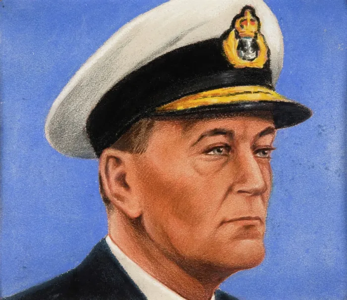 Framed Print : Admiral Sir John Cunningham, c1943. Creators: William Timym, Central Office of Information Framed Print : Admiral Sir John Cunningham, c1943. Creators: William Timym, Central Office of Information