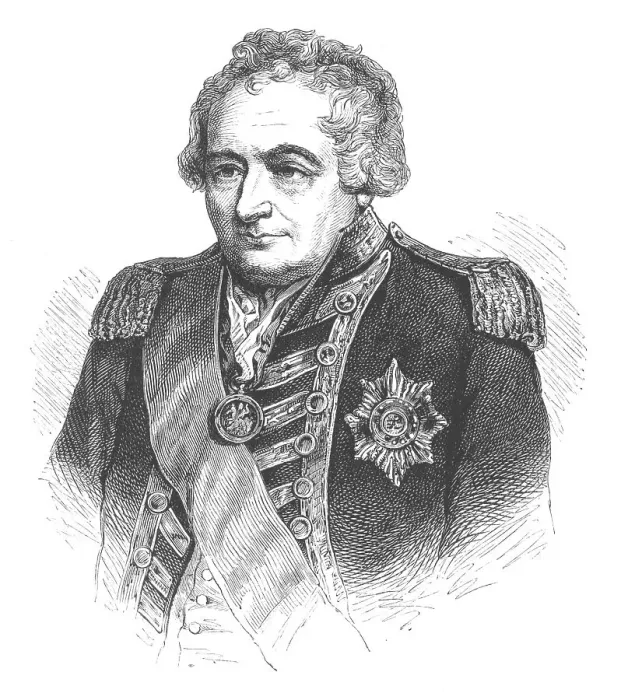 Framed Print : Admiral Sir John Jervis, c1880 Framed Print : Admiral Sir John Jervis, c1880