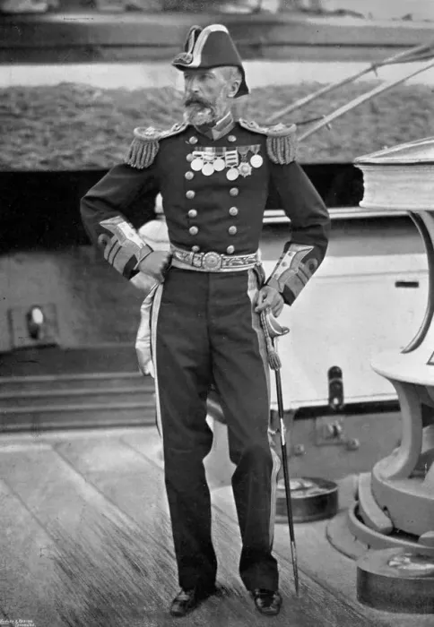Framed Print : Admiral Sir Michael Culme-Seymour, 1896. Artist: Gregory & Co Framed Print : Admiral Sir Michael Culme-Seymour, 1896. Artist: Gregory & Co
