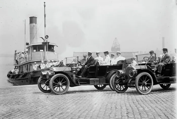 Framed Print : Admiral Togo at Brooklyn Navy Yard, between c1910 and c1915. Creator: Bain News Service Framed Print : Admiral Togo at Brooklyn Navy Yard, between c1910 and c1915. Creator: Bain News Service
