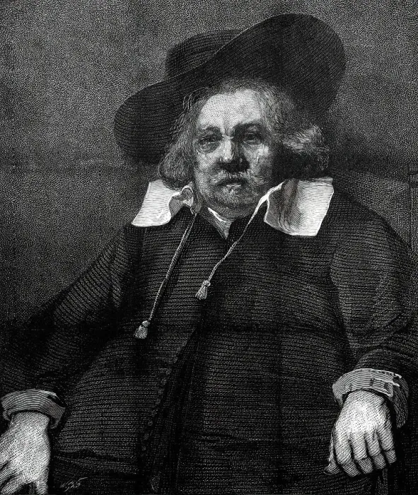Framed Print : Admiral van Tromp, from the picture by Rembrandt in the late exhibition of Old Masters...1876. Creator: Unknown Framed Print : Admiral van Tromp, from the picture by Rembrandt in the late exhibition of Old Masters...1876. Creator: Unknown