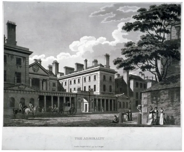 Framed Print : The Admiralty, Whitehall, Westminster, London, 1795 Framed Print : The Admiralty, Whitehall, Westminster, London, 1795