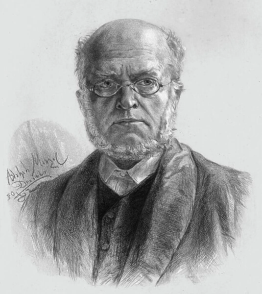 Adolf Friedrich Erdmann Menzel, c1880-83. Creator: A Gilbert