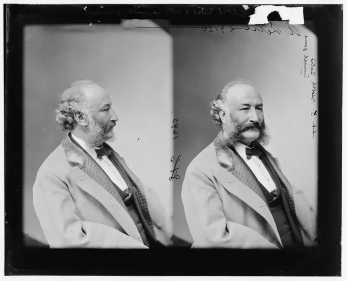 Framed Print : Adolph Sutro, 1865-1880. Creator: Unknown Framed Print : Adolph Sutro, 1865-1880. Creator: Unknown