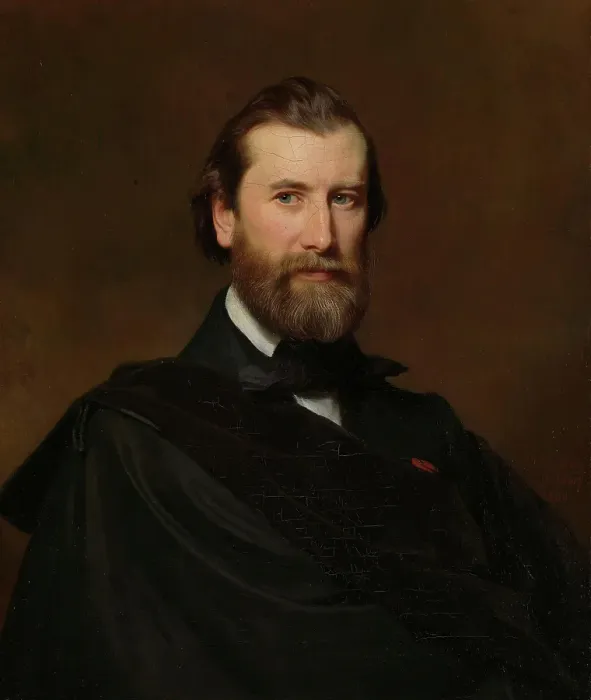 Framed Print : Adolph Tidemand, 1860. Creator: Julius Amatus Roeting Framed Print : Adolph Tidemand, 1860. Creator: Julius Amatus Roeting
