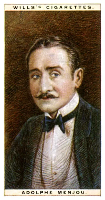 Framed Print : Adolphe Menjou (1890-1963), American actor, 1928. Artist: WD & HO Wills Framed Print : Adolphe Menjou (1890-1963), American actor, 1928. Artist: WD & HO Wills
