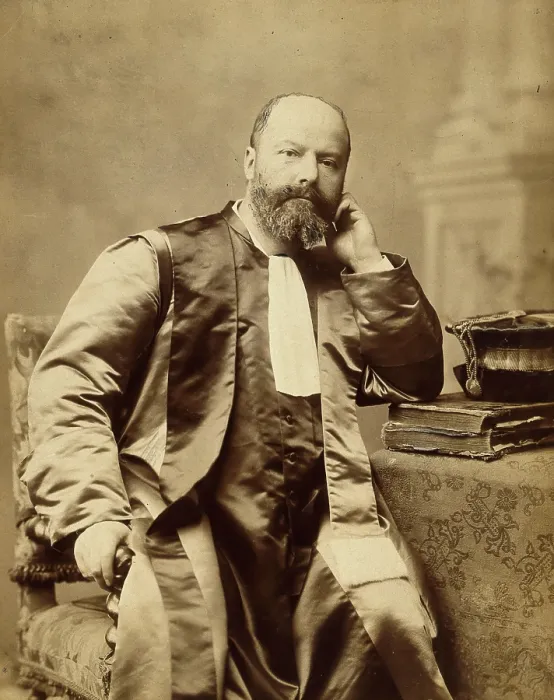 Framed Print : Adolphe Pinard, late 19th century. Creator: Pierre Petit Framed Print : Adolphe Pinard, late 19th century. Creator: Pierre Petit