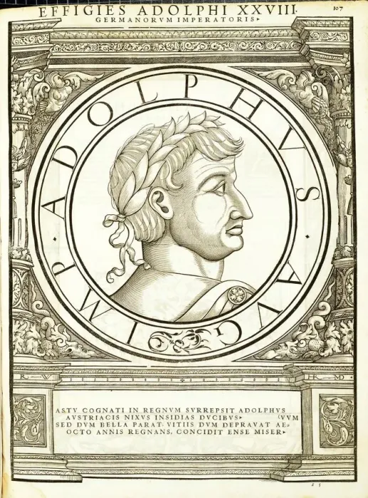 Framed Print : Adolphus (1255 - 1298), 1559 Framed Print : Adolphus (1255 - 1298), 1559
