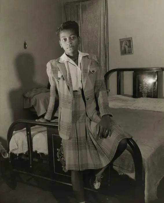 Framed Print : Adopted daughter of Mrs. Ella Watson, a government charwoman, Washington, D. C. 1942. Creator: Gordon Parks Framed Print : Adopted daughter of Mrs. Ella Watson, a government charwoman, Washington, D. C. 1942. Creator: Gordon Parks